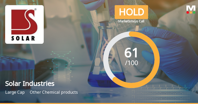 Solar Industries India Ltd is Rated Hold