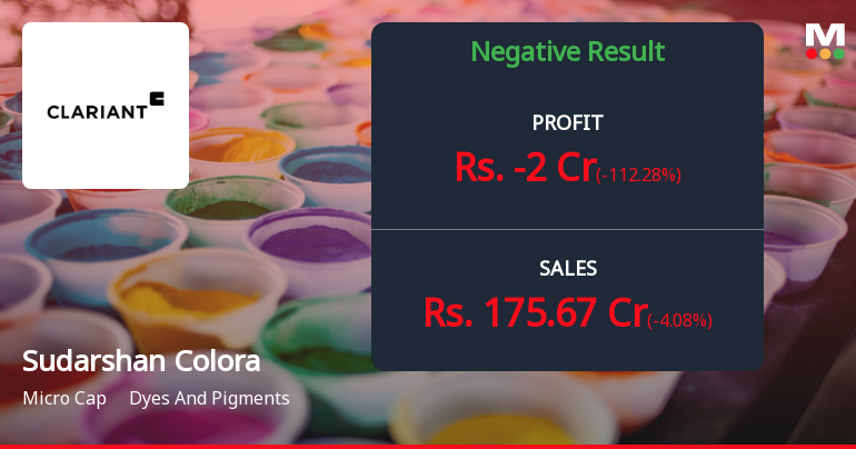 Sudarshan Colorants India Q3 FY26: Sharp Profit Decline Amid Revenue Contraction Raises Concerns