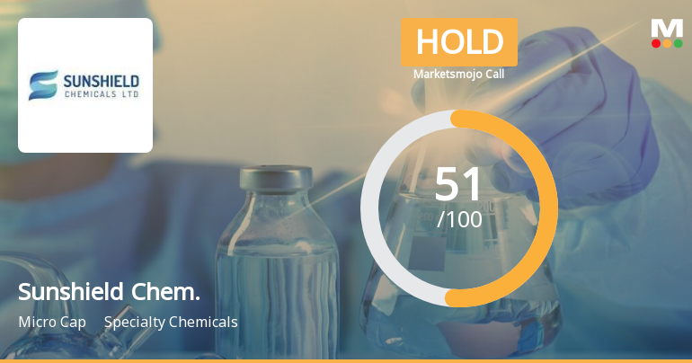 Sunshield Chemicals Ltd is Rated Hold