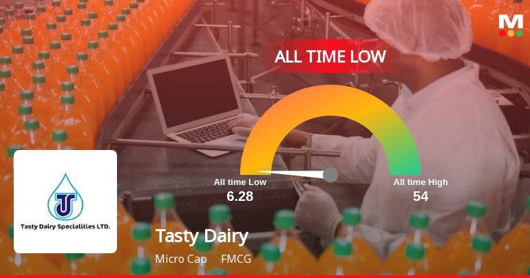 Tasty Dairy Specialities Ltd Hits All-Time Low Amid Prolonged Downtrend