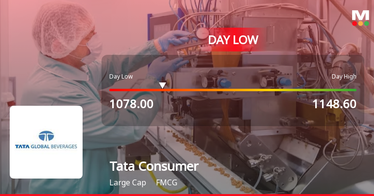 Tata Consumer Products Ltd Hits Intraday Low Amid Price Pressure