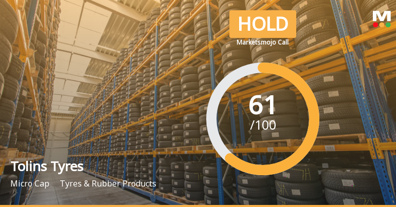 Tolins Tyres Ltd is Rated Hold by MarketsMOJO
