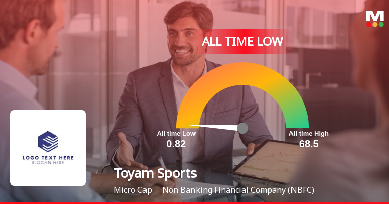 Toyam Sports Ltd Stock Hits All-Time Low Amid Steep Decline
