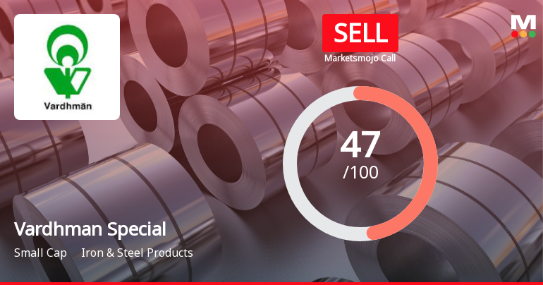 Vardhman Special Steels Ltd Downgraded to Sell Amid Technical Weakness and Flat Financials