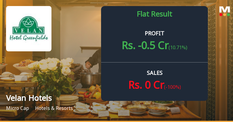 Velan Hotels Q3 FY26: Micro-Cap Hospitality Firm Continues Losses Amid Operational Standstill