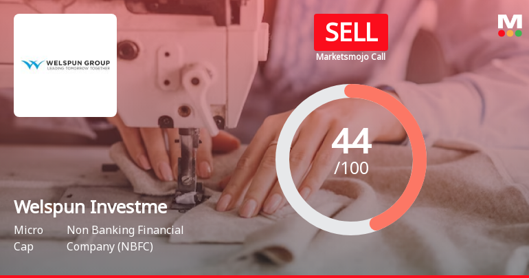 Welspun Investments & Commercials Ltd is Rated Sell