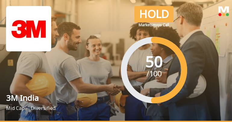 3M India Ltd. is Rated Hold by MarketsMOJO