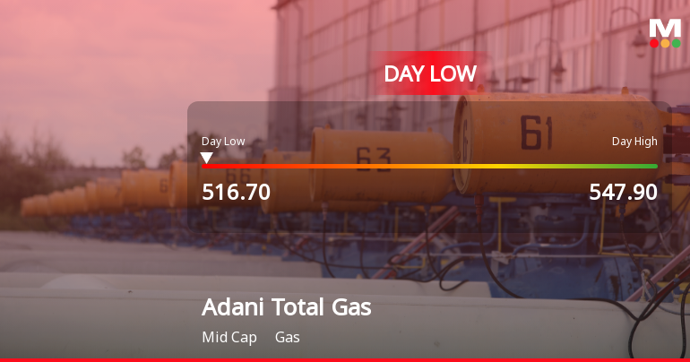 Adani Total Gas Ltd Hits Intraday Low Amid Price Pressure on 23 Mar 2026