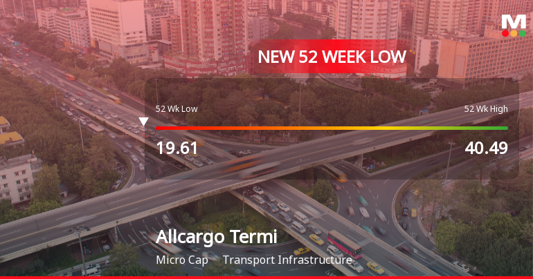 Allcargo Terminals Ltd Falls to 52-Week Low of Rs 19 as Sell-Off Deepens
