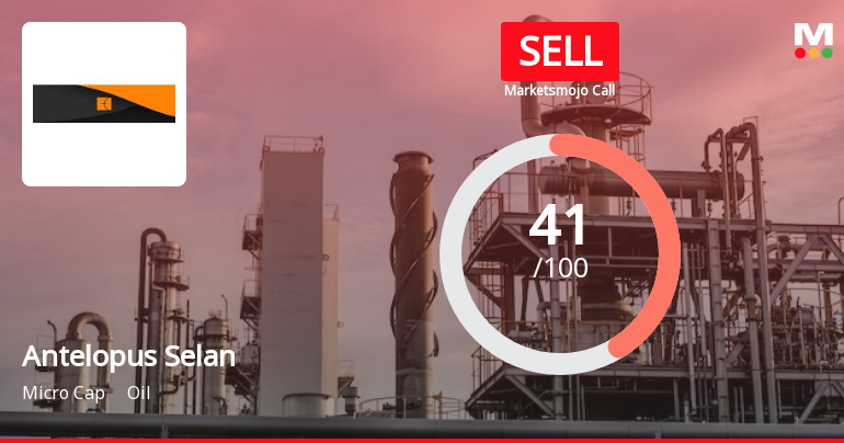 Antelopus Selan Energy Ltd is Rated Sell