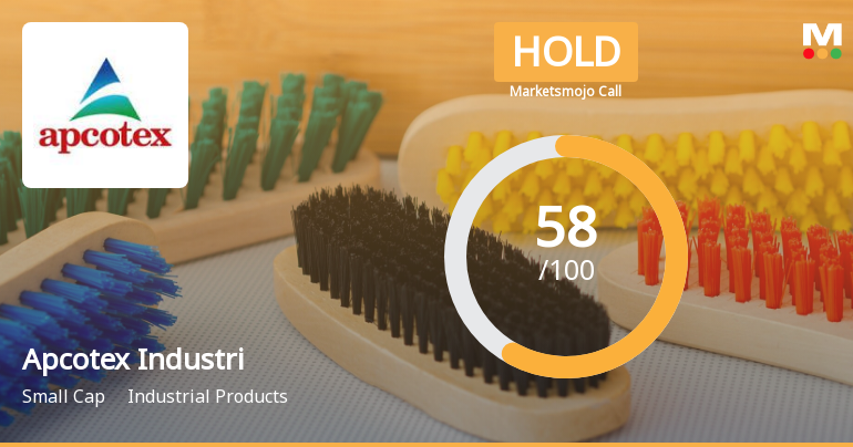 Apcotex Industries Ltd is Rated Hold by MarketsMOJO
