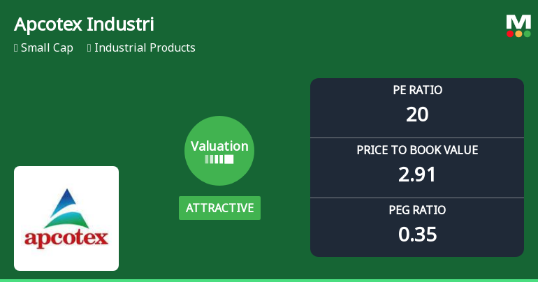 Apcotex Industries Ltd Valuation Shifts Signal Renewed Price Attractiveness