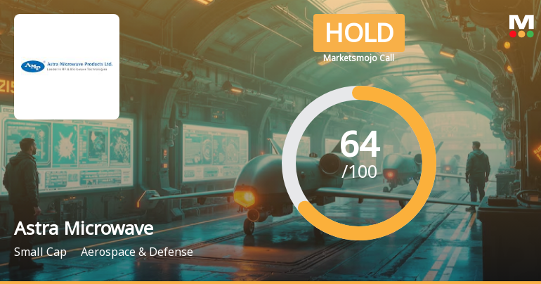 Astra Microwave Products Ltd Upgraded to Hold on Improved Technicals and Solid Financials