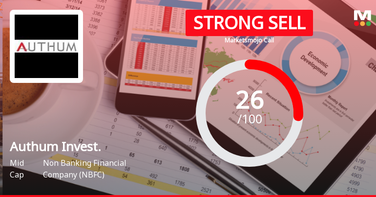 Authum Investment & Infrastructure Ltd Downgraded to Strong Sell Amid Technical and Financial Weakness