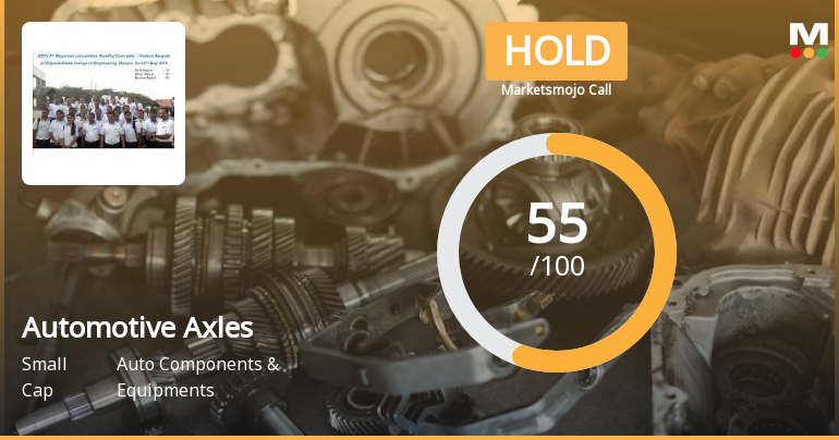 Automotive Axles Ltd is Rated Hold by MarketsMOJO