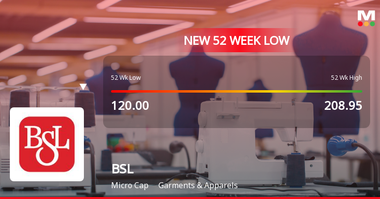 Markets Rally, But BSL Ltd Sinks to 52-Week Low in Stock-Specific Sell-Off