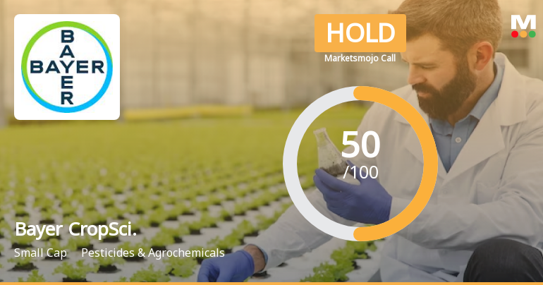 Bayer CropScience Ltd Upgraded to Hold by MarketsMOJO on Technical Improvements