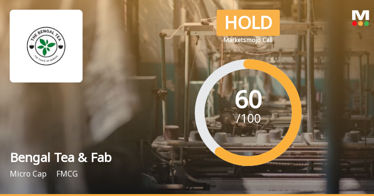 Bengal Tea & Fabrics Ltd is Rated Hold by MarketsMOJO
