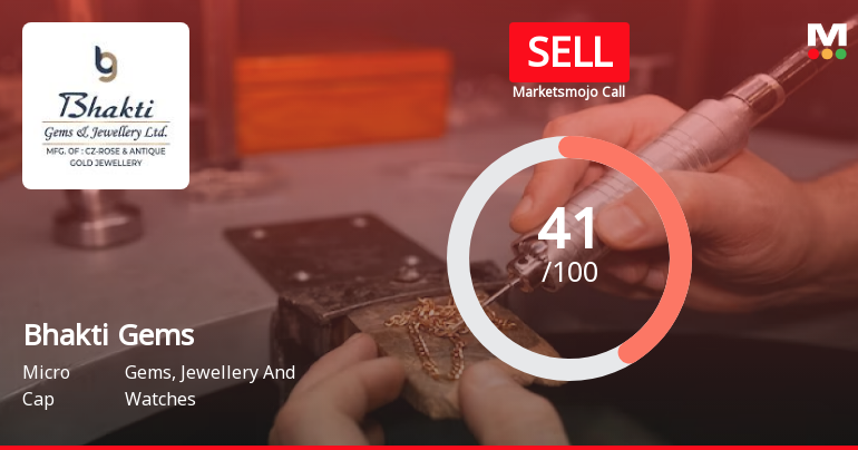 Bhakti Gems & Jewellery Ltd is Rated Sell