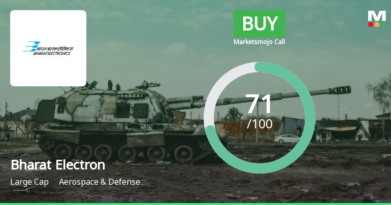 Bharat Electronics Ltd is Rated Buy