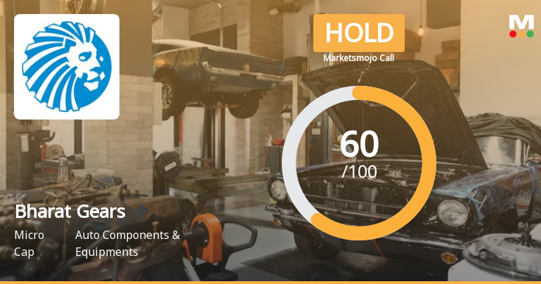 Bharat Gears Ltd is Rated Hold by MarketsMOJO