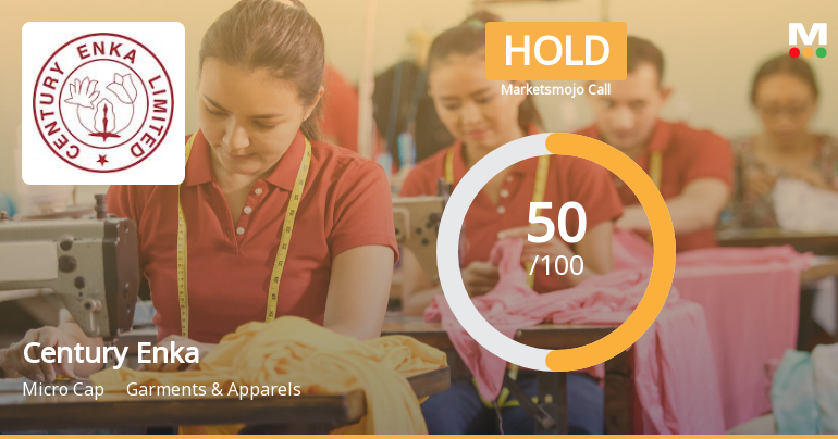 Century Enka Ltd Upgraded to Hold by MarketsMOJO on Valuation and Financial Trends