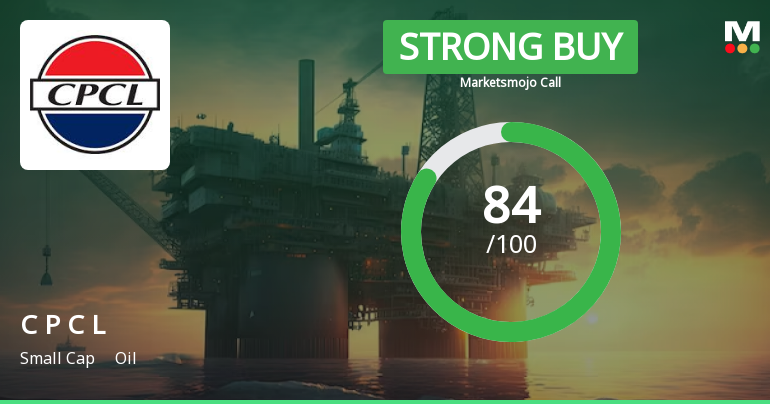 Chennai Petroleum Corporation Ltd is Rated Strong Buy