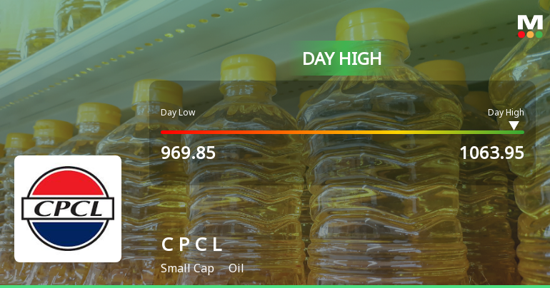 Chennai Petroleum Corporation Ltd Hits Intraday High with 7.14% Surge