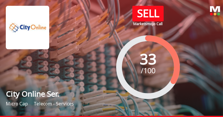 City Online Services Ltd Upgraded to Sell on Technical Improvements Despite Flat Financials