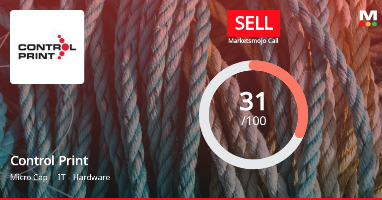 Control Print Ltd. is Rated Sell by MarketsMOJO