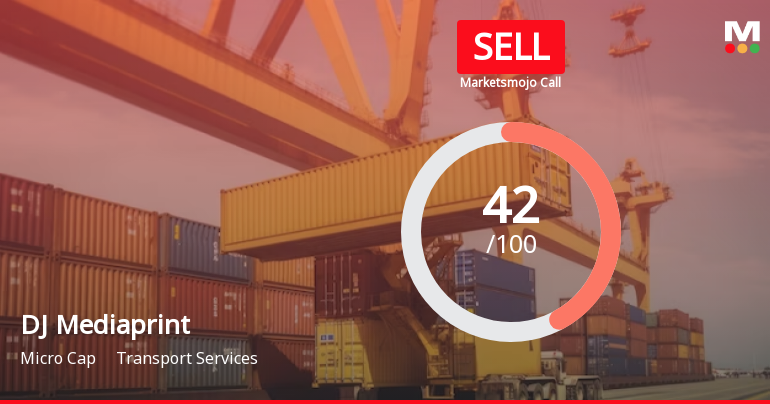 DJ Mediaprint & Logistics Ltd is Rated Sell