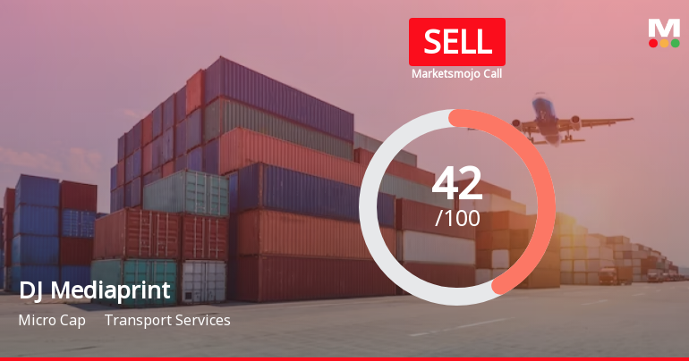 DJ Mediaprint & Logistics Ltd is Rated Sell