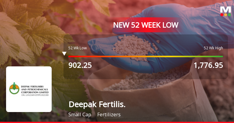 Markets Rally, But Deepak Fertilisers & Petrochemicals Corp Ltd Sinks to 52-Week Low in Stock-Specific Sell-Off