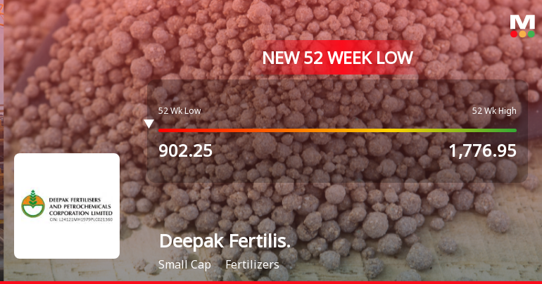 Markets Rally, But Deepak Fertilisers & Petrochemicals Corp Ltd Sinks to 52-Week Low in Stock-Specific Sell-Off