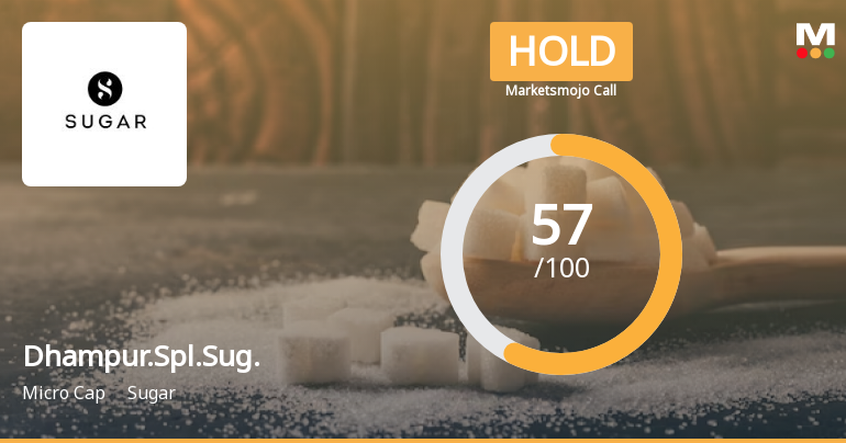 Dhampure Speciality Sugars Ltd is Rated Hold