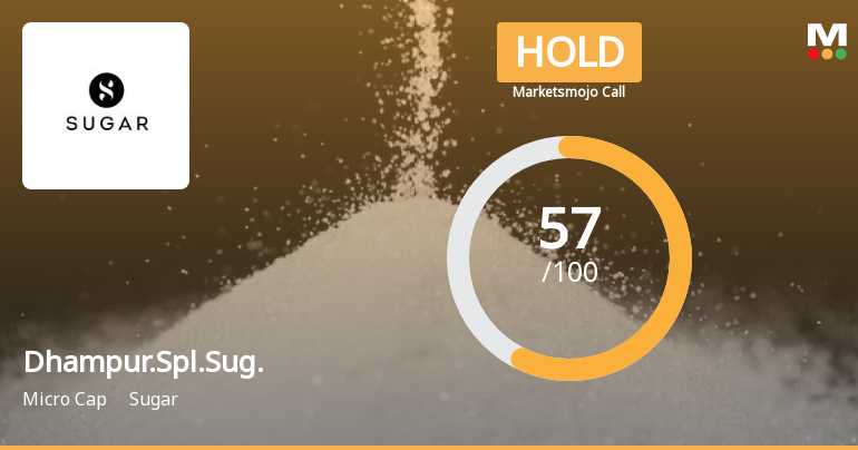 Dhampure Speciality Sugars Ltd is Rated Hold