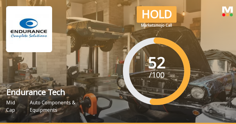 Endurance Technologies Ltd. is Rated Hold