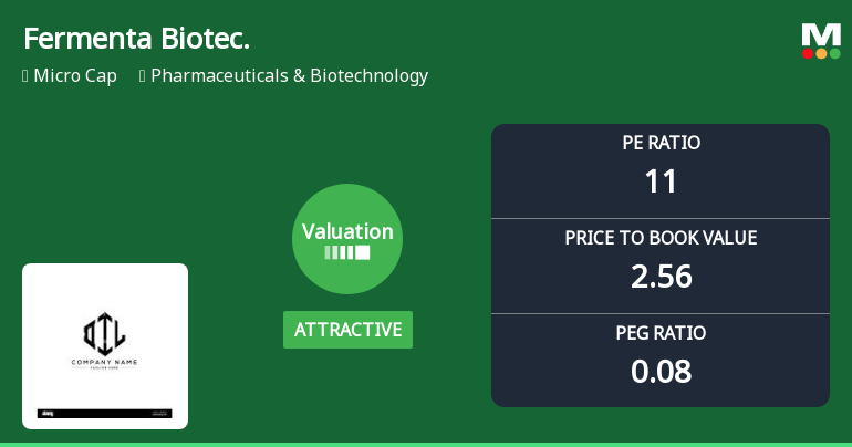 Fermenta Biotech Ltd: Valuation Shift Enhances Price Attractiveness Amid Sector Challenges