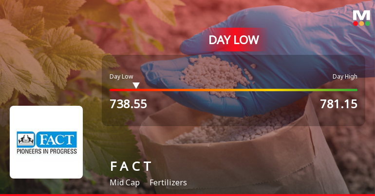 Fertilizers & Chemicals Travancore Ltd Hits Intraday Low Amid Price Pressure