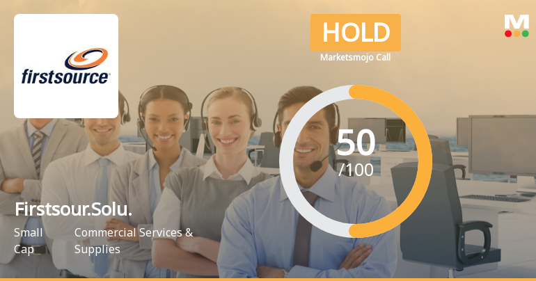 Firstsource Solutions Ltd is Rated Hold by MarketsMOJO