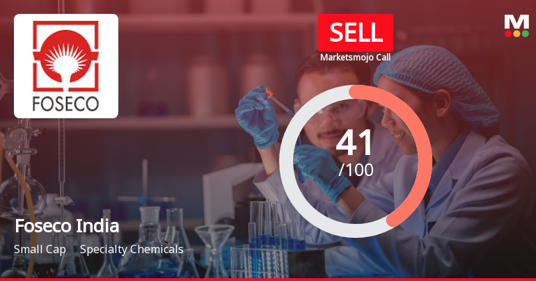 Foseco India Ltd. Downgraded to Sell Amid Technical and Valuation Concerns