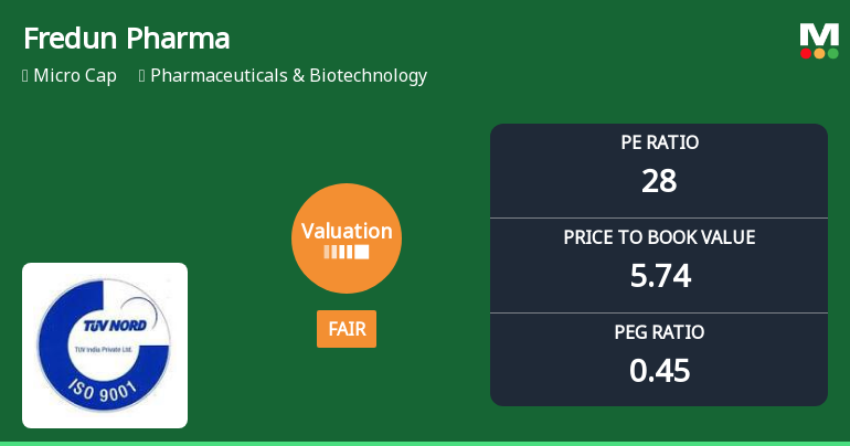 Fredun Pharmaceuticals Ltd: Valuation Shifts Signal Changing Price Attractiveness