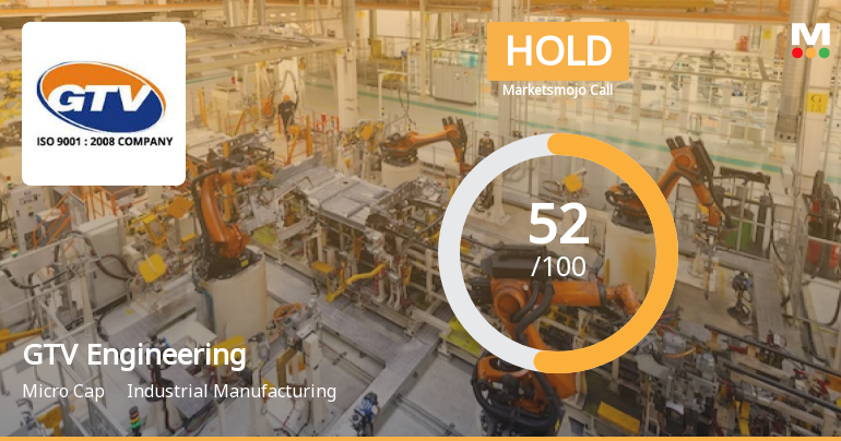 GTV Engineering Ltd is Rated Hold by MarketsMOJO