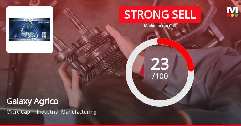 Galaxy Agrico Exports Ltd is Rated Strong Sell