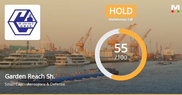 Garden Reach Shipbuilders & Engineers Ltd is Rated Hold