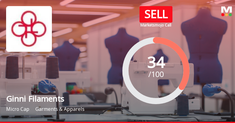 Ginni Filaments Ltd Upgraded to Sell on Technical Improvements and Valuation Appeal