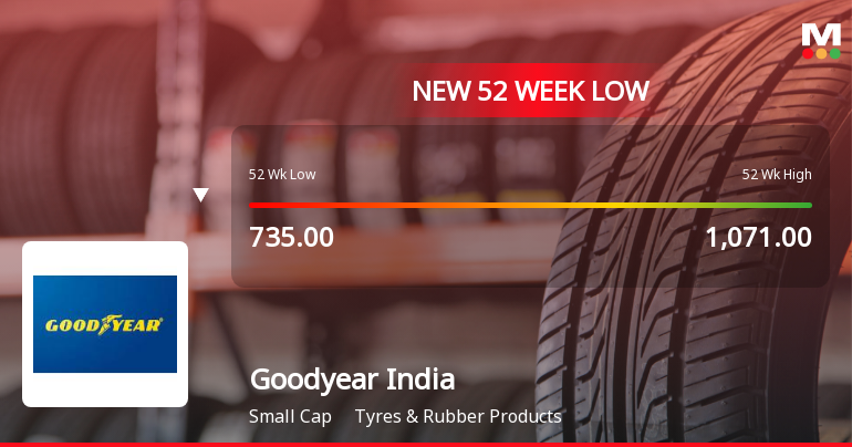 Markets Rally, But Goodyear India Ltd Sinks to 52-Week Low in Stock-Specific Sell-Off
