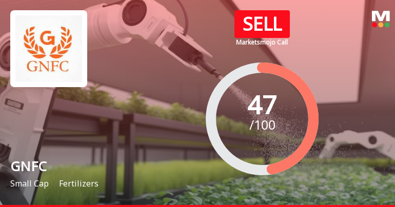 Gujarat Narmada Valley Fertilizers & Chemicals Ltd. is Rated Sell