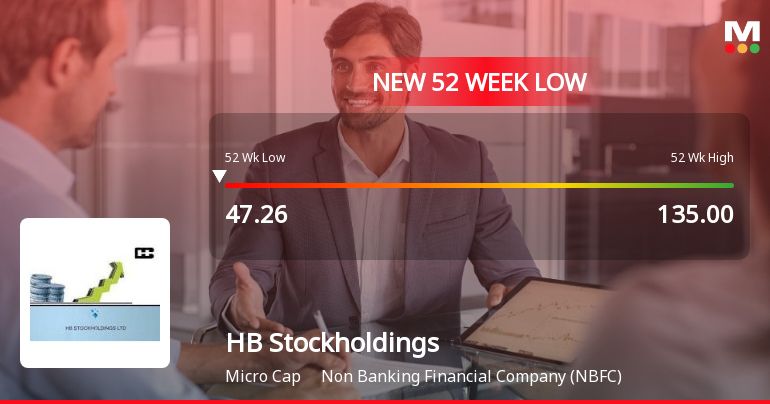 Markets Rally, But HB Stockholdings Ltd Sinks to 52-Week Low in Stock-Specific Sell-Off