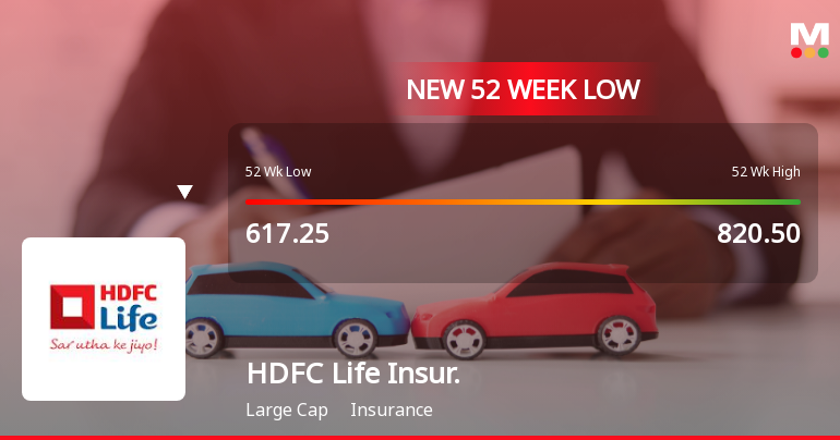 Markets Rally, But HDFC Life Insurance Company Ltd Sinks to 52-Week Low in Stock-Specific Sell-Off
